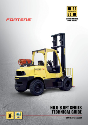 Frontstapler Treibgas Hyster H8.0FTS