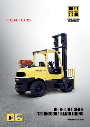 Frontstapler Treibgas Hyster H8.0FTS