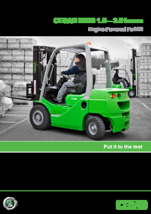 Frontstapler Treibgas Cesab M320GV