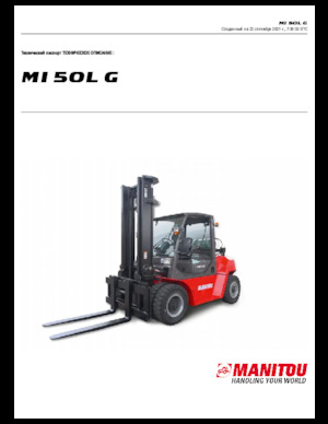 Frontstapler Treibgas Manitou MI 50 L G