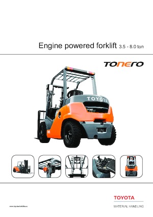 Frontstapler Treibgas Toyota 8 FG 35N 