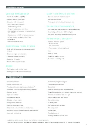 Frontstapler Treibgas UniCarriers CFS65