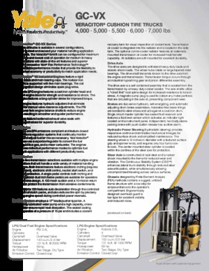 Frontstapler Treibgas Yale GC060VX