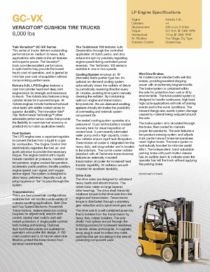 Frontstapler Treibgas Yale GC080VX