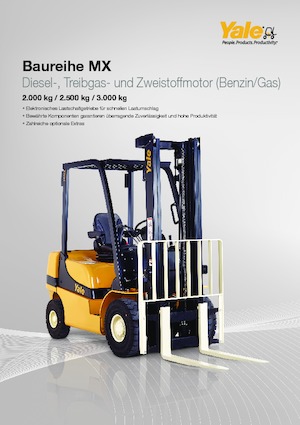 Frontstapler Treibgas Yale GLP 25MX