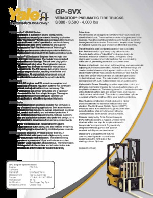 Frontstapler Treibgas Yale GP035VX