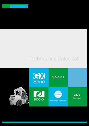 Frontstapler Treibgas UniCarriers GX 45