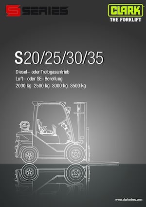 Frontstapler Treibgas Clark S30 L