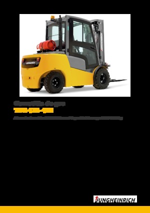 Frontstapler Treibgas Jungheinrich TFG 430