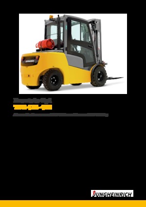 Frontstapler Treibgas Jungheinrich TFG 430