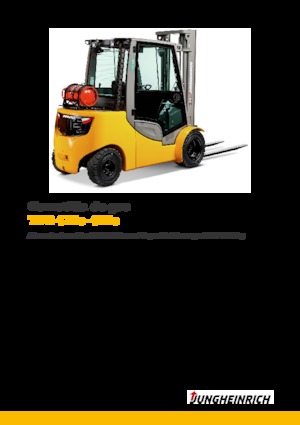 Frontstapler Treibgas Jungheinrich TFG 425s