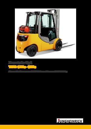 Frontstapler Treibgas Jungheinrich TFG 425s