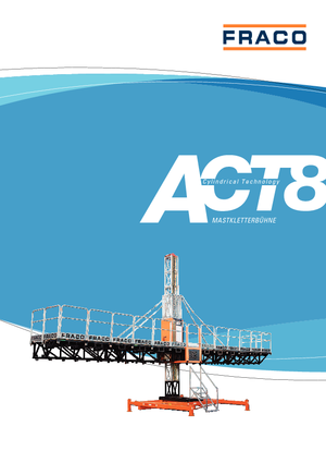 Mastkletterarbeitsbühnen Fraco ACT-8