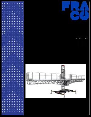 Mastkletterarbeitsbühnen Fraco FRSM 20K