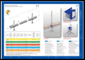 Mastkletterarbeitsbühnen Safi GAMMA S 2000