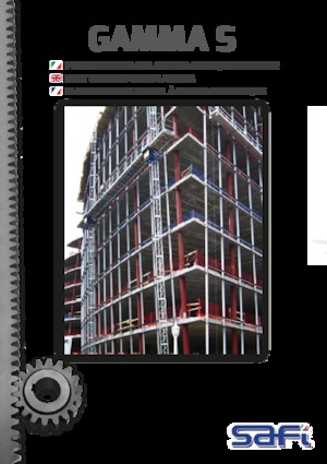 Mastkletterarbeitsbühnen Safi GAMMA S 