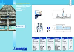 Mastkletterarbeitsbühnen Maber MB P 01/150 