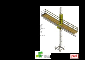 Mastkletterarbeitsbühnen Piat P 3000 S CE