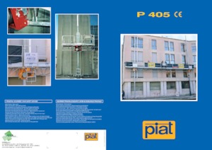 Mastkletterarbeitsbühnen Piat P 405 S CE