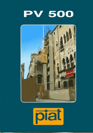 Industrieaufzüge Piat PV 500