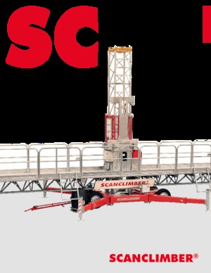 Mastkletterarbeitsbühnen Scanclimber Centum SC10000
