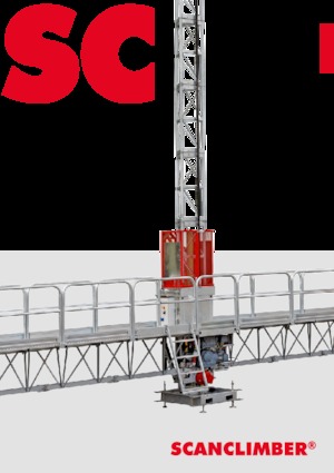 Mastkletterarbeitsbühnen Scanclimber Luna SC3500L
