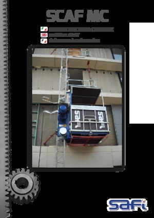 Industrieaufzüge Safi SCAF MC/PC