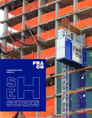 Mastkletterarbeitsbühnen Fraco SEH 6000