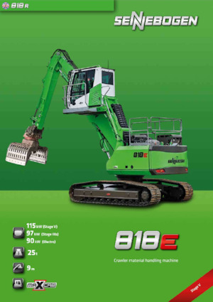 Umschlagmaschinen Sennebogen 818R E 