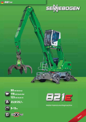 Umschlagmaschinen Sennebogen 821M E 