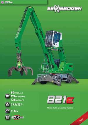 Umschlagmaschinen Sennebogen 821M E 