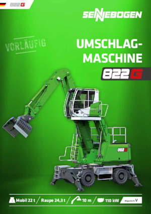 Umschlagmaschinen Sennebogen 822M G 