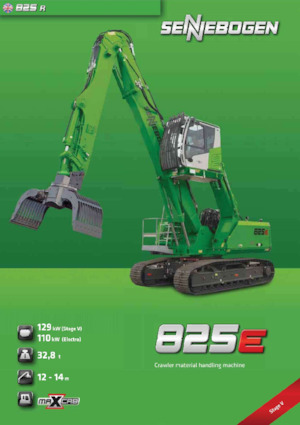 Umschlagmaschinen Sennebogen 825R E 