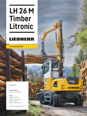 Umschlagmaschinen Liebherr LH 26 M Timber Litronic