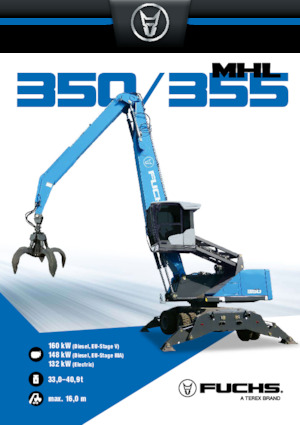 Umschlagmaschinen Terex-Fuchs MHL350 F
