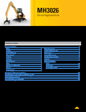 Umschlagmaschinen Caterpillar MH3026