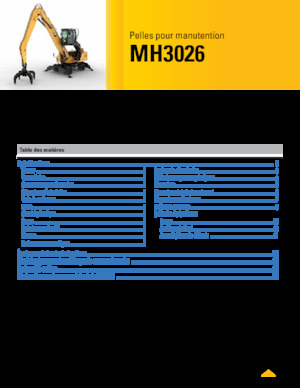 Umschlagmaschinen Caterpillar MH3026