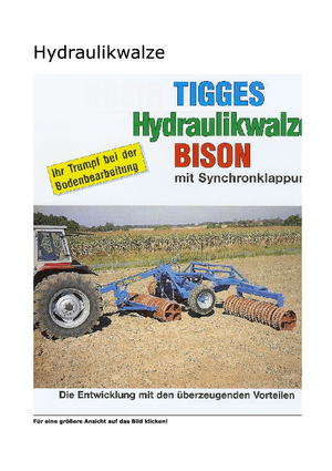 Wiesen- u. Ackerwalzen Tigges BHY 65-820