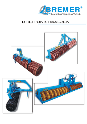 Wiesen- u. Ackerwalzen Bremer CW 250/50