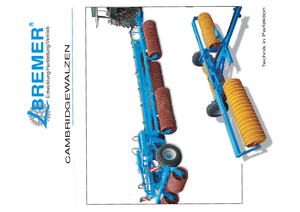 Wiesen- u. Ackerwalzen Bremer CWK 620/60