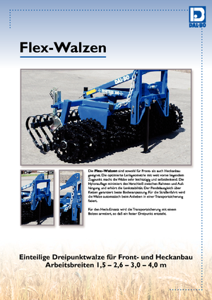 Wiesen- u. Ackerwalzen DAL-BO Flex 1,5