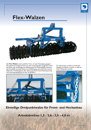 Wiesen- u. Ackerwalzen DAL-BO Flex 4,0