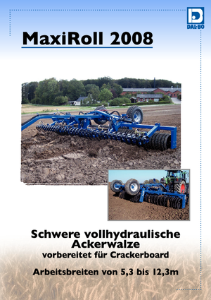 Wiesen- u. Ackerwalzen DAL-BO MaxiRoll 760