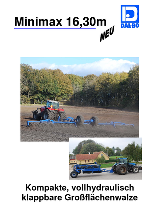 Wiesen- u. Ackerwalzen DAL-BO MiniMax Classic 16.3