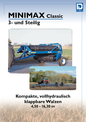 Wiesen- u. Ackerwalzen DAL-BO MiniMax Classic 4,5