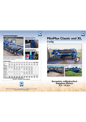 Wiesen- u. Ackerwalzen DAL-BO MiniMax Classic 12.3 XL