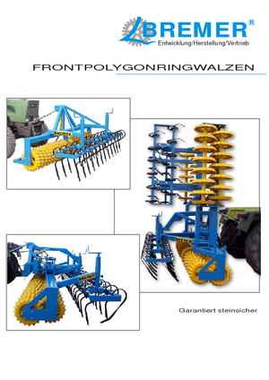 Wiesen- u. Ackerwalzen Bremer PGS 300 EV
