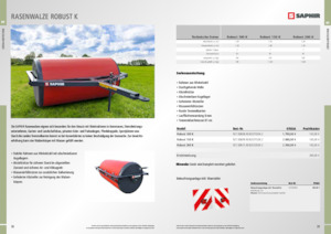 Wiesen- u. Ackerwalzen Saphir Robust 100 K