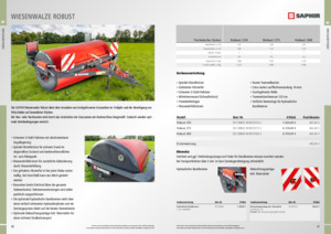 Wiesen- u. Ackerwalzen Saphir Robust 250 