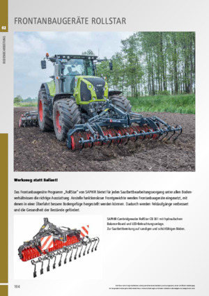 Wiesen- u. Ackerwalzen Saphir RollStar TR 300